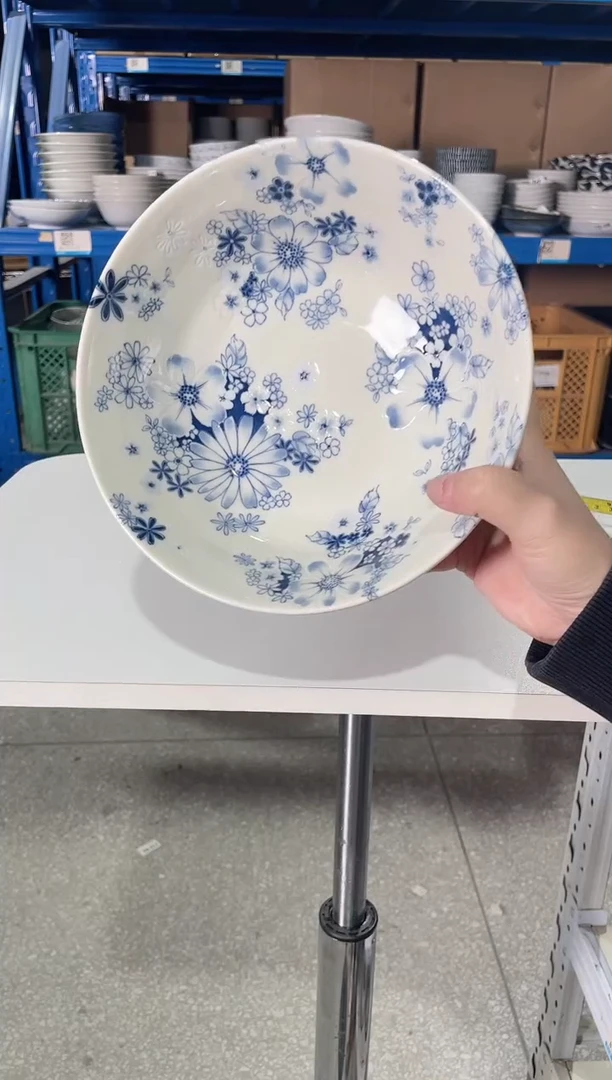 陶瓷花集8.1英寸面碗