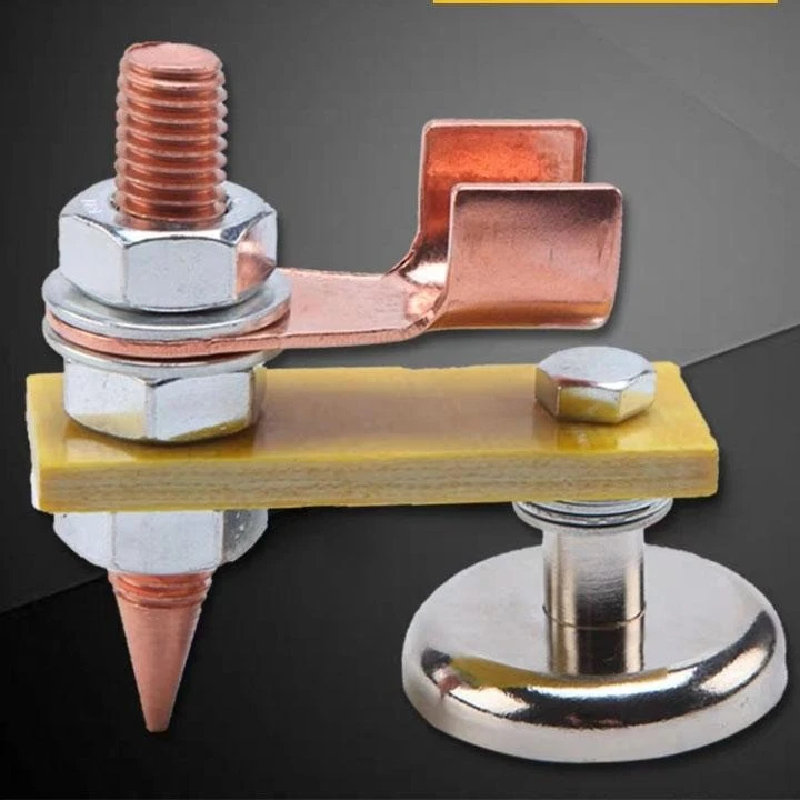 焊工电焊强磁搭铁电焊机地线接地焊接辅助器搭铁头配件磁铁神器