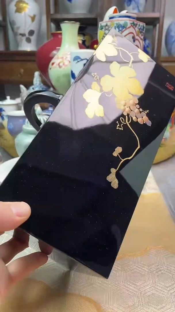 【闪购商品】盘金时绘大漆收纳盒