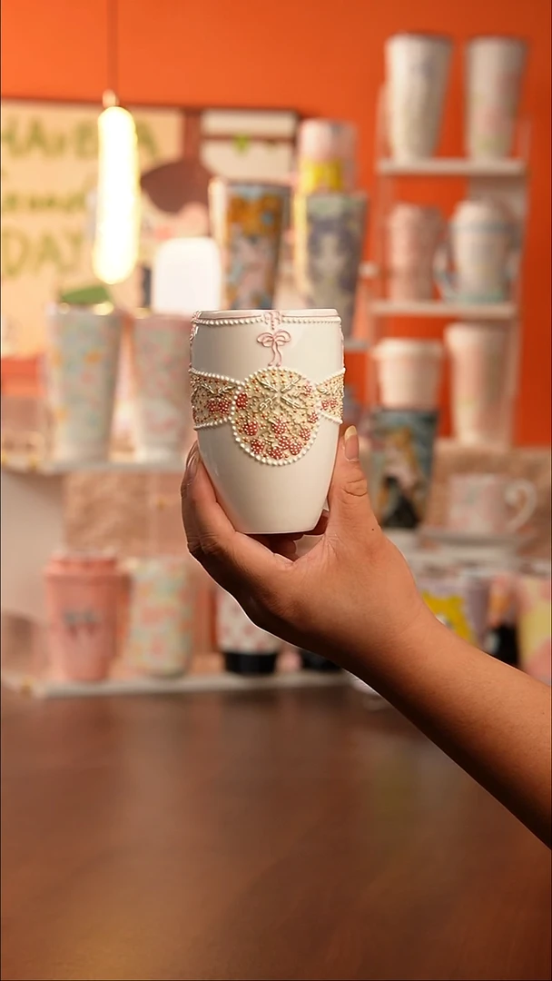 景德镇手工手绘文创陶瓷杯