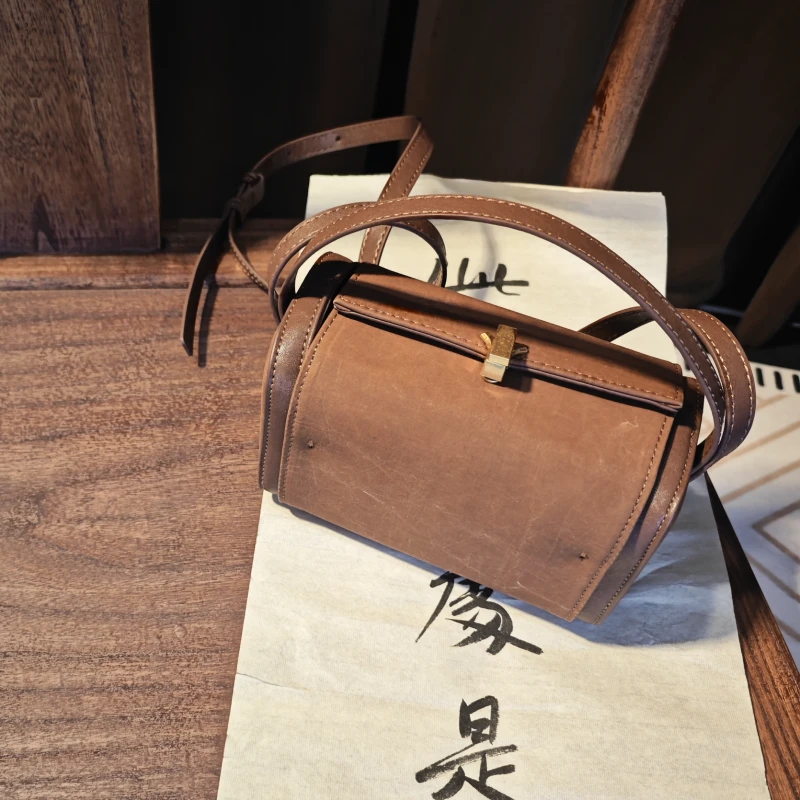 绣花手工香云纱包diy