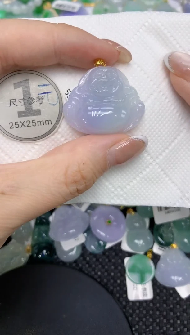颈饰18K金镶嵌翡翠11111111