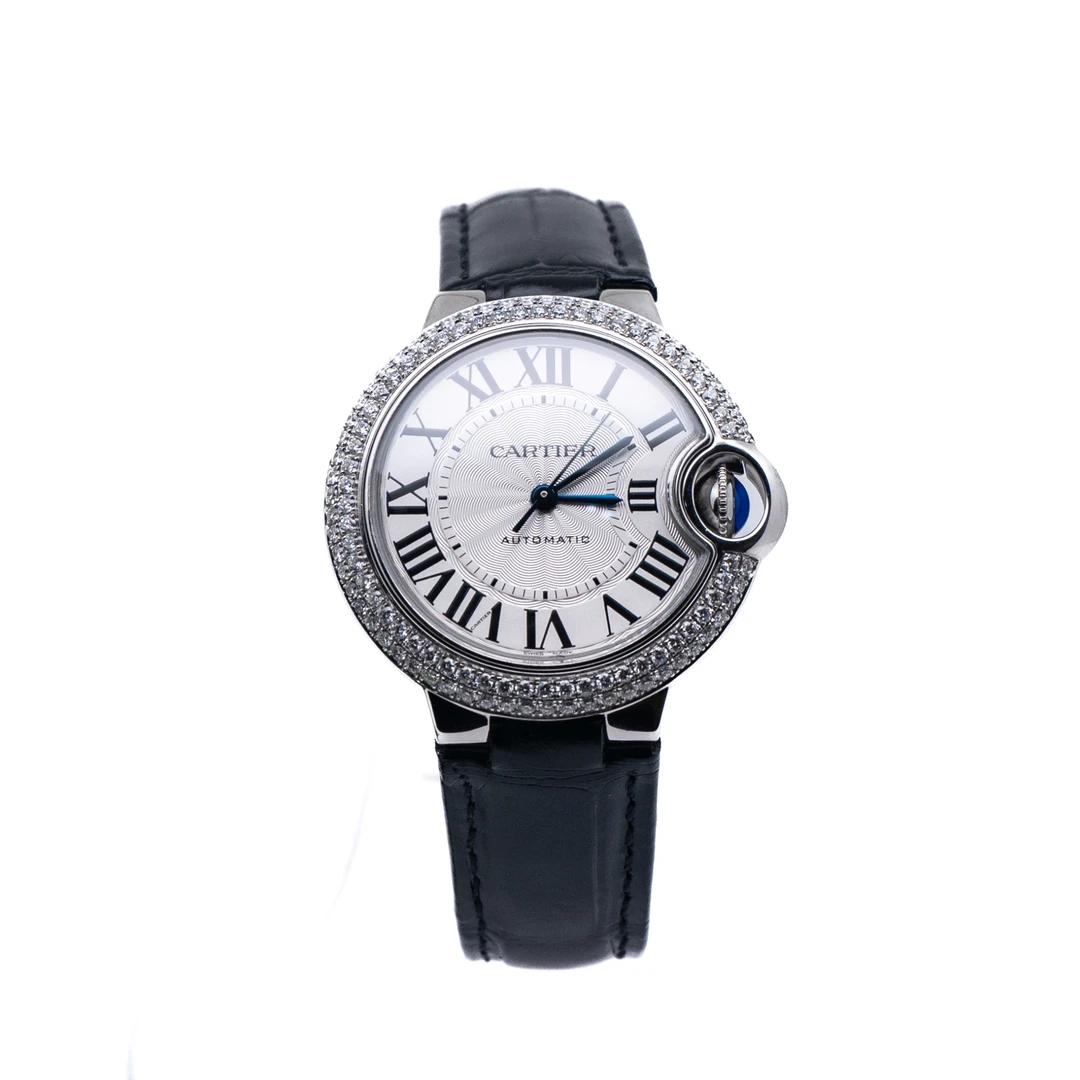 99新 Cartier/卡地亚 蓝气球W6920085 33后钻女士休闲机械表 单表
