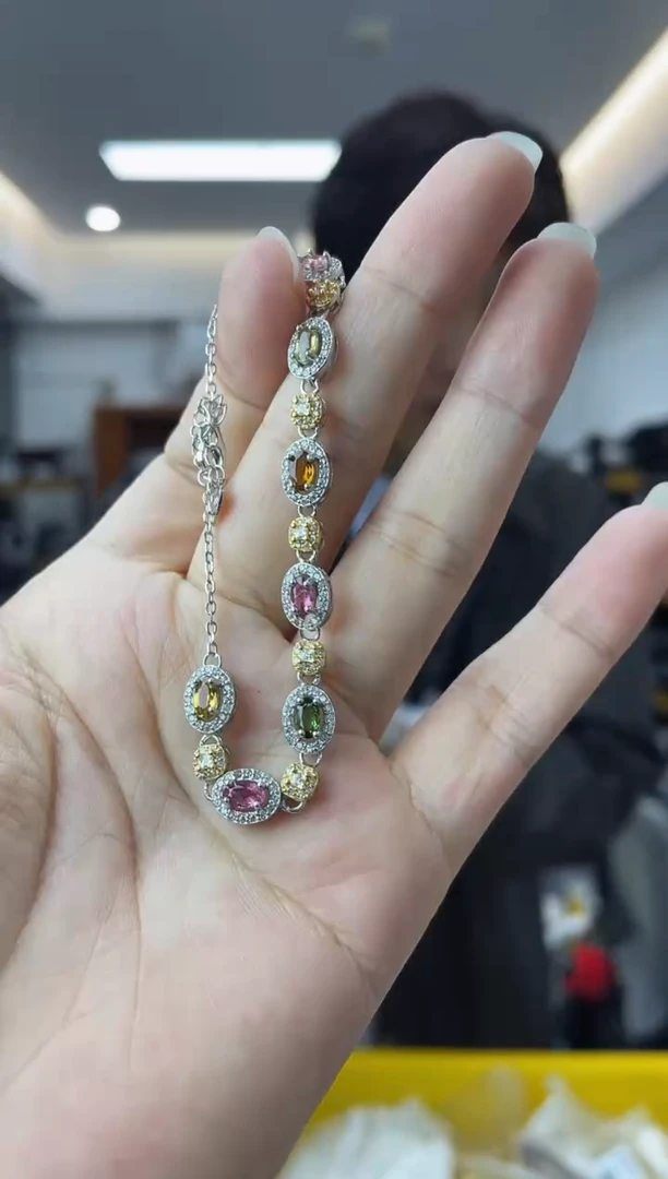 【闪购商品】碧玺·银S925镶嵌多样性一件发货