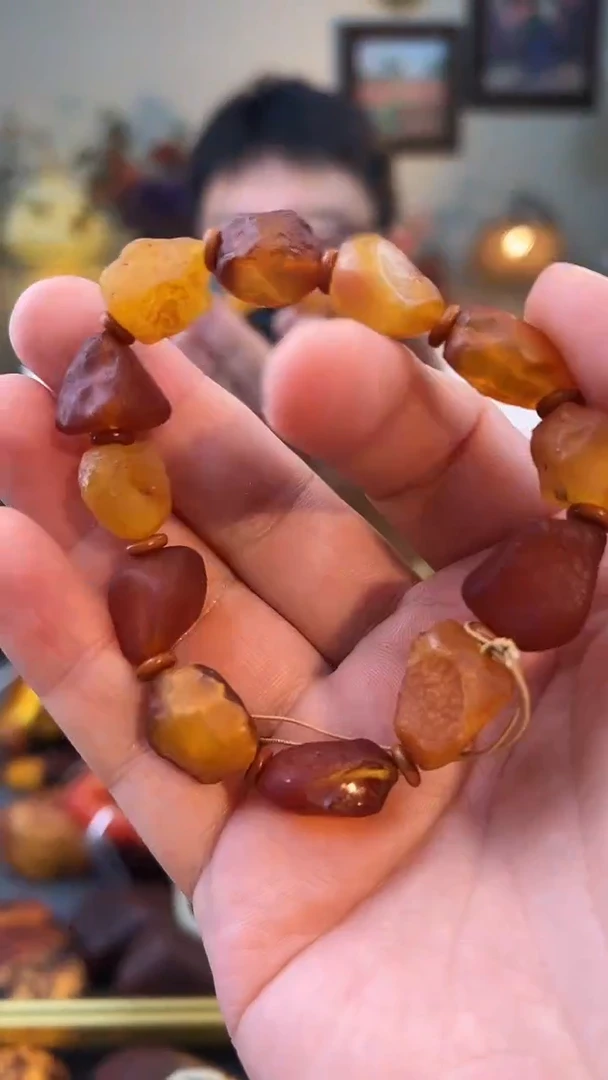 手串琥珀未镶嵌手串