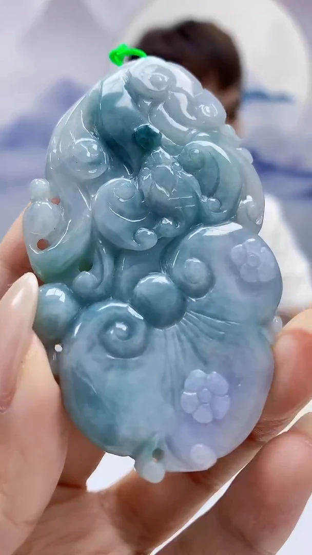 未镶嵌定制翡翠4868xx-毛货挂件41