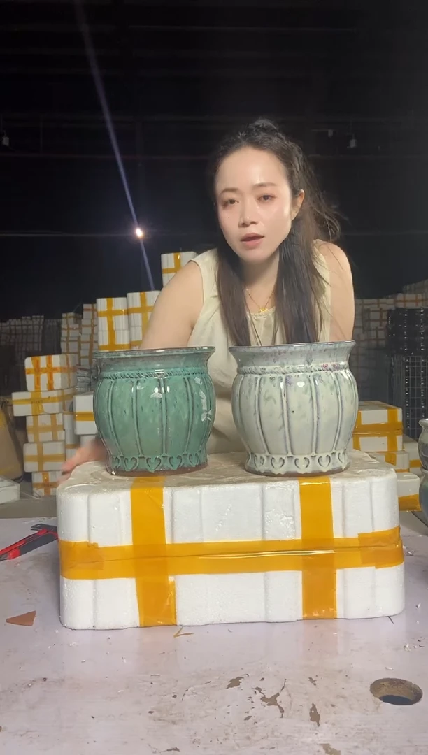 宜兴紫砂粗陶花盆18/19