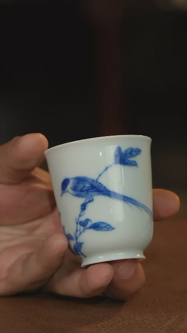 掌柜甄选陶瓷盖碗杯8