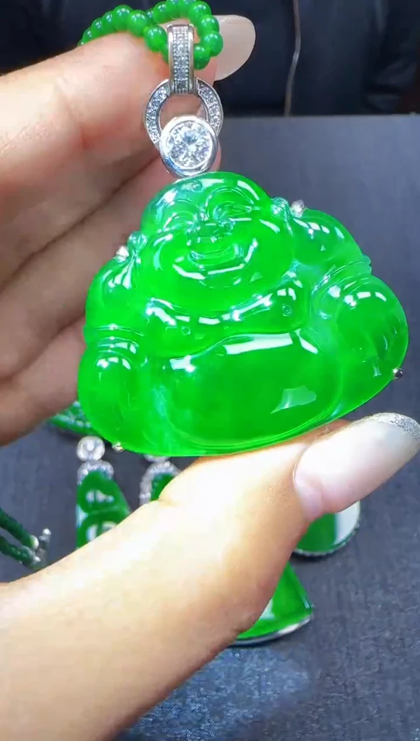 未镶嵌定制翡翠翡翠吊坠158