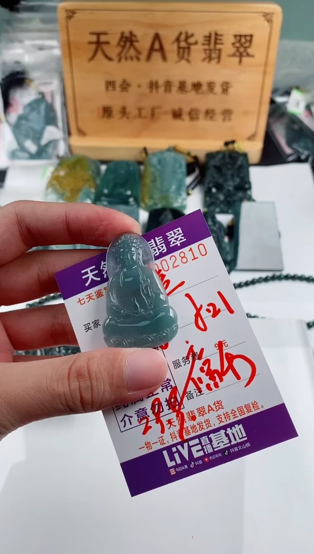 颈饰未镶嵌翡翠 多样性随机一件发货 素衣观音29.9