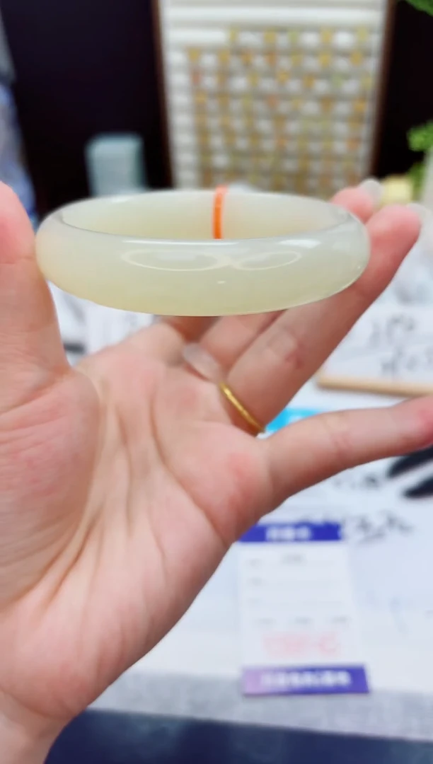 未镶嵌手镯石英质玉346-晴水-圈口59