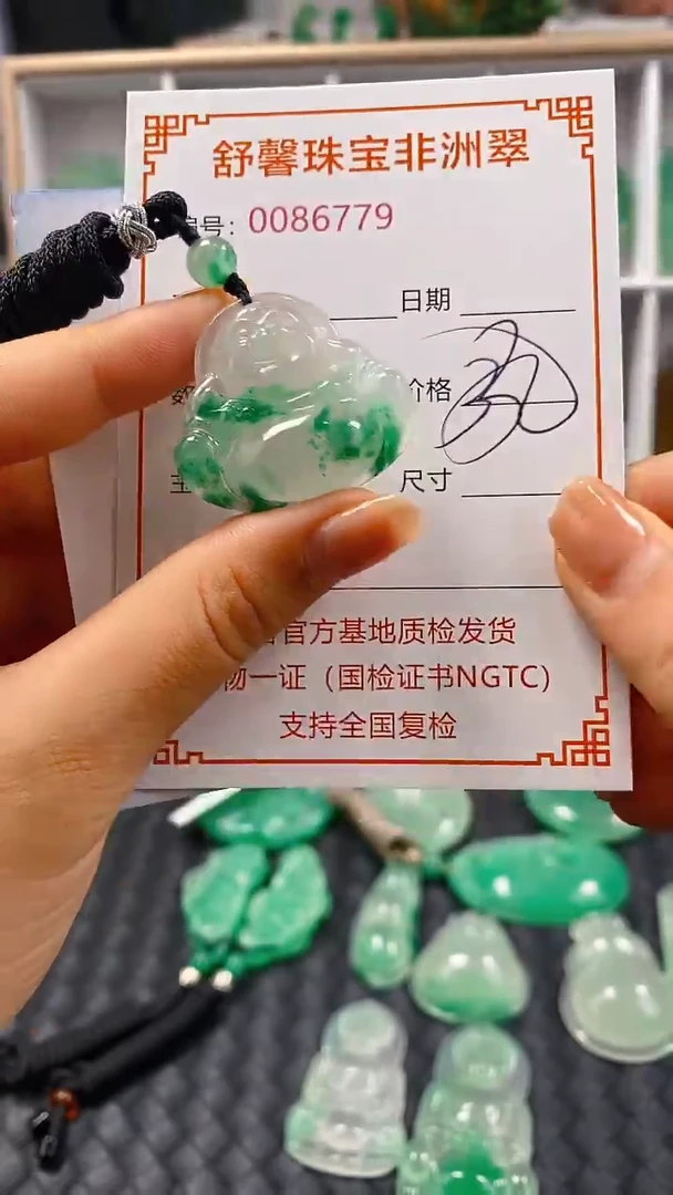 石英岩玉未镶嵌颈饰6779