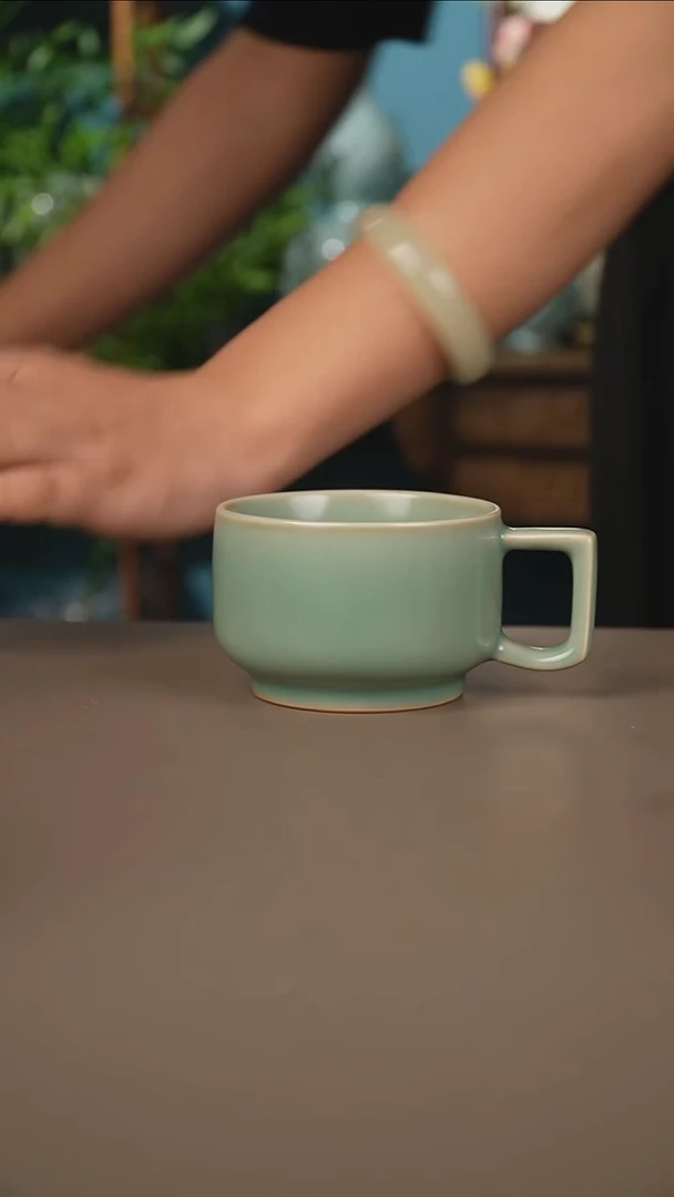 仿古咖啡杯不开一级