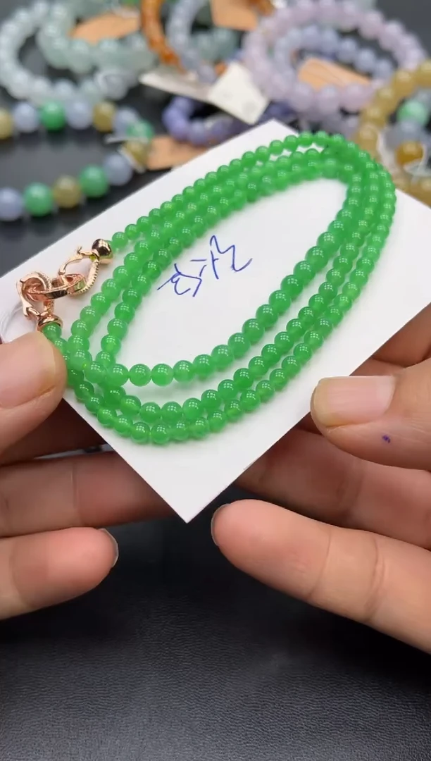 合金手串翡翠多人