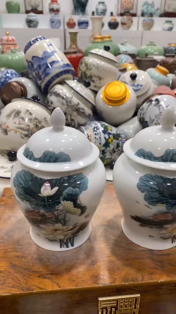 摆件陶茶叶罐密封罐储存罐