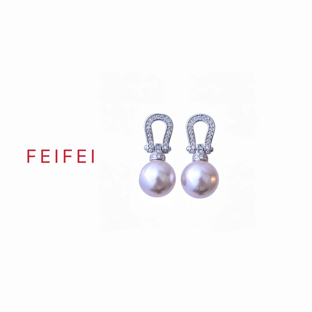 铜合金仿珍珠耳饰 FEIFEI   设计师耳饰【非黄金】  LG060
