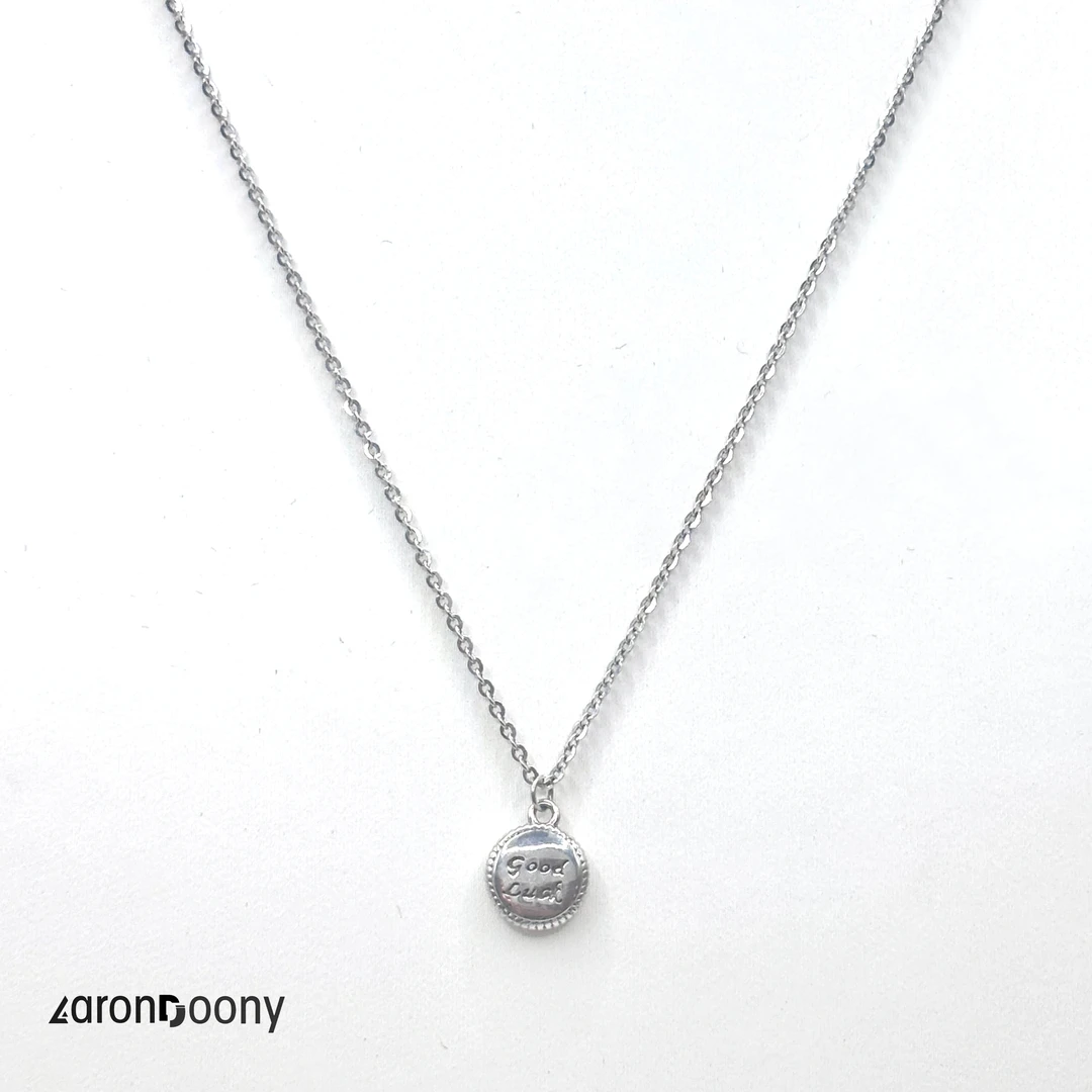 坠链均925银 S925银女士气质时尚好运符项链经典百搭轻奢简约P050