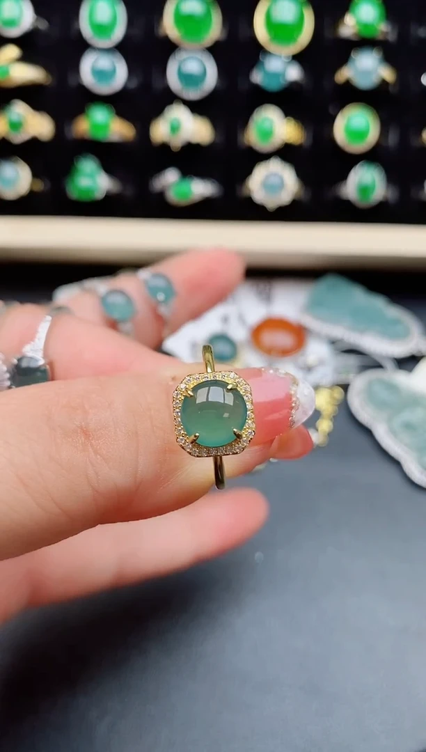 【闪购商品】翡翠戒指银S925镶嵌121212