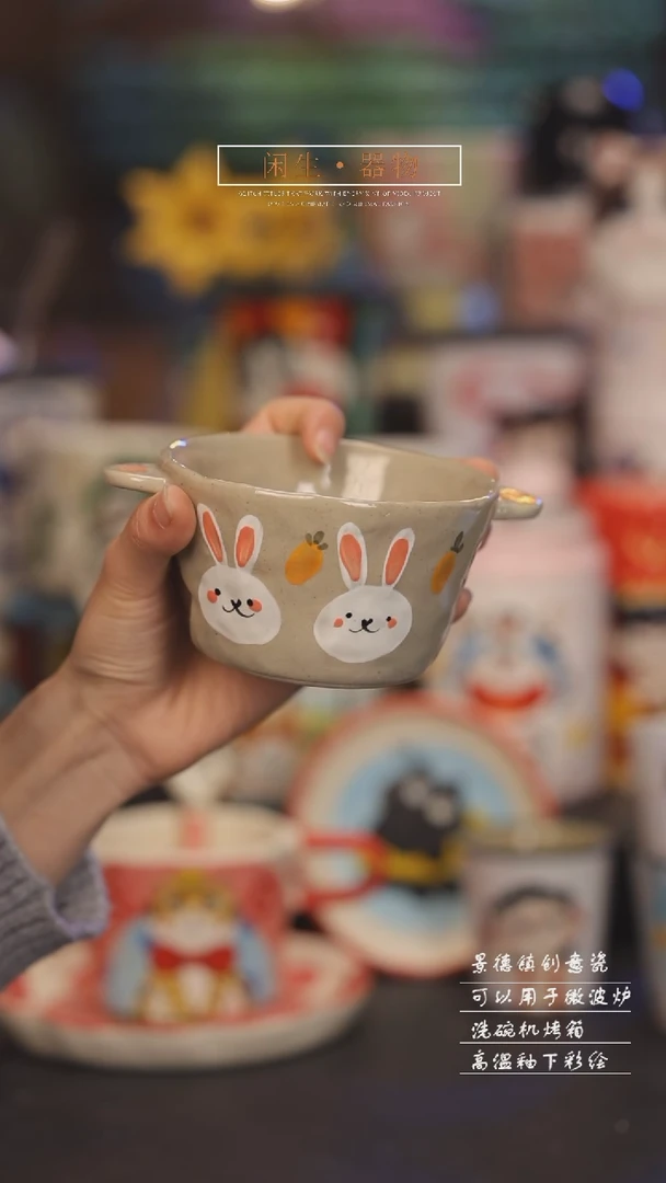 【闪购商品】景德镇可爱设计师款陶瓷