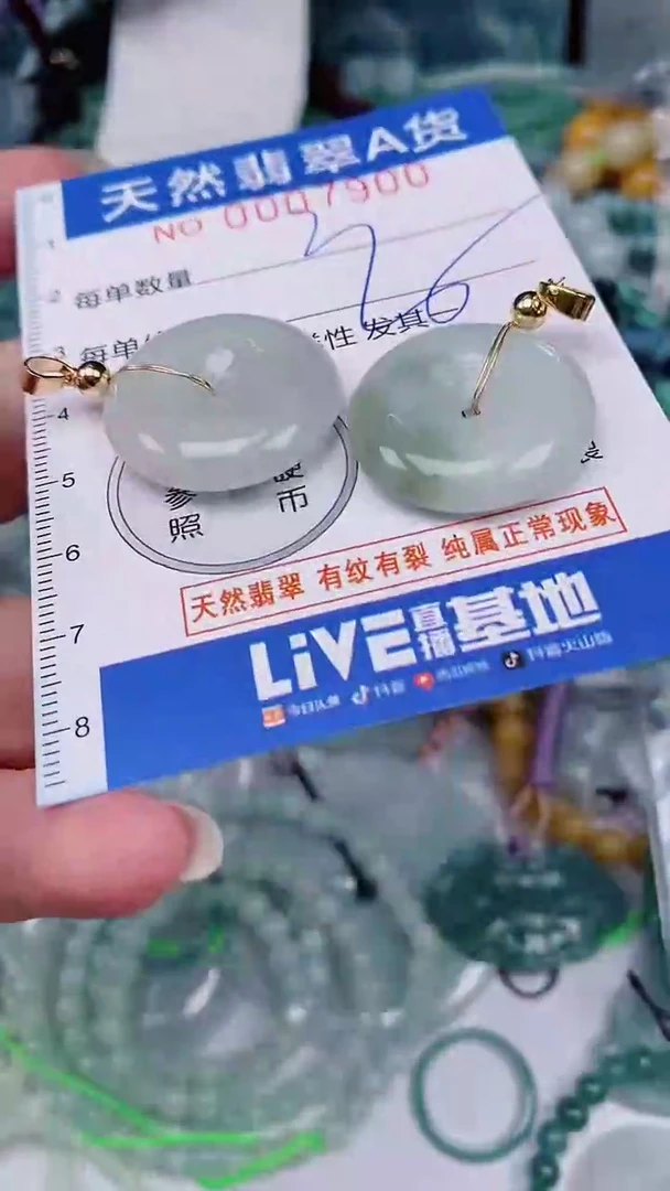 翡翠未镶嵌颈饰00007900