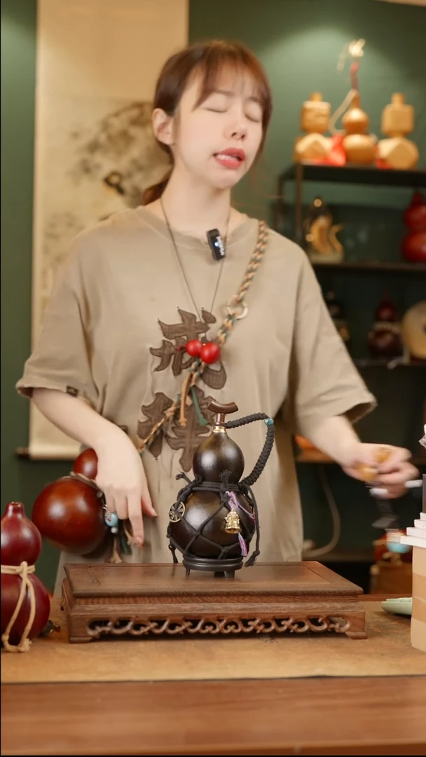 310号精品天然大漆酒葫芦一物一拍~