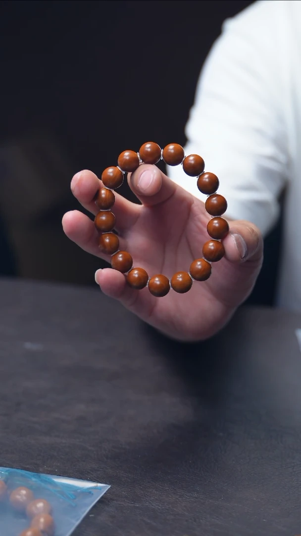 橄榄核手串/手链1.3正圆光珠