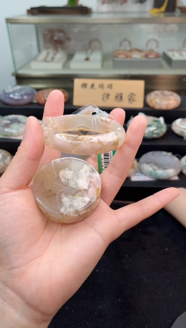 未镶嵌手镯石英质玉52圈口（赠品镯心）3358844