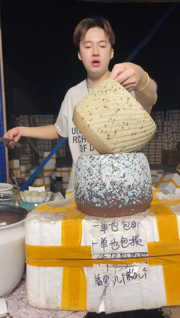 紫砂花盆宜兴紫砂粗陶花盆17*16
