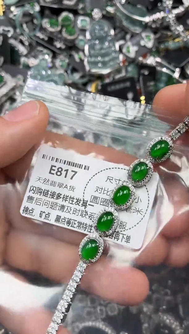 颈饰未镶嵌翡翠E817手链