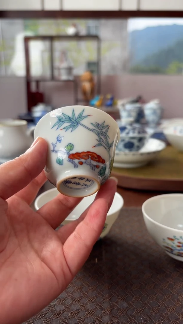 【闪购商品】其他其他斗彩梅兰竹菊杯