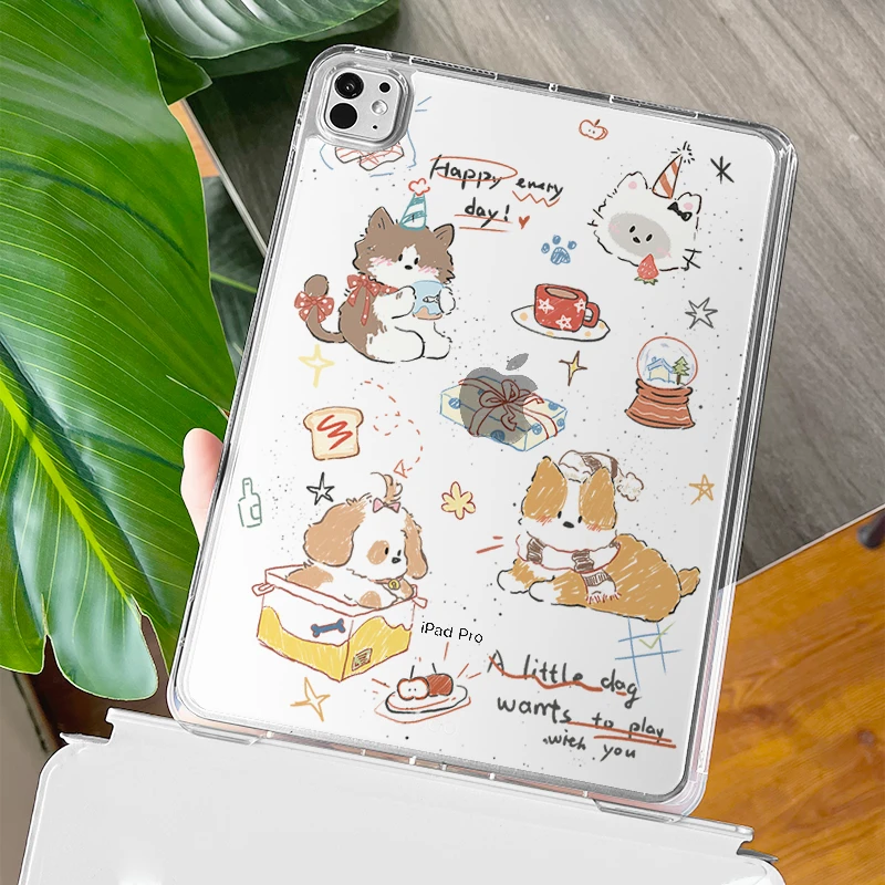 抽拉拆分ipadpro13寸保护壳Air56笔槽保护套11寸苹果10代轻薄防摔