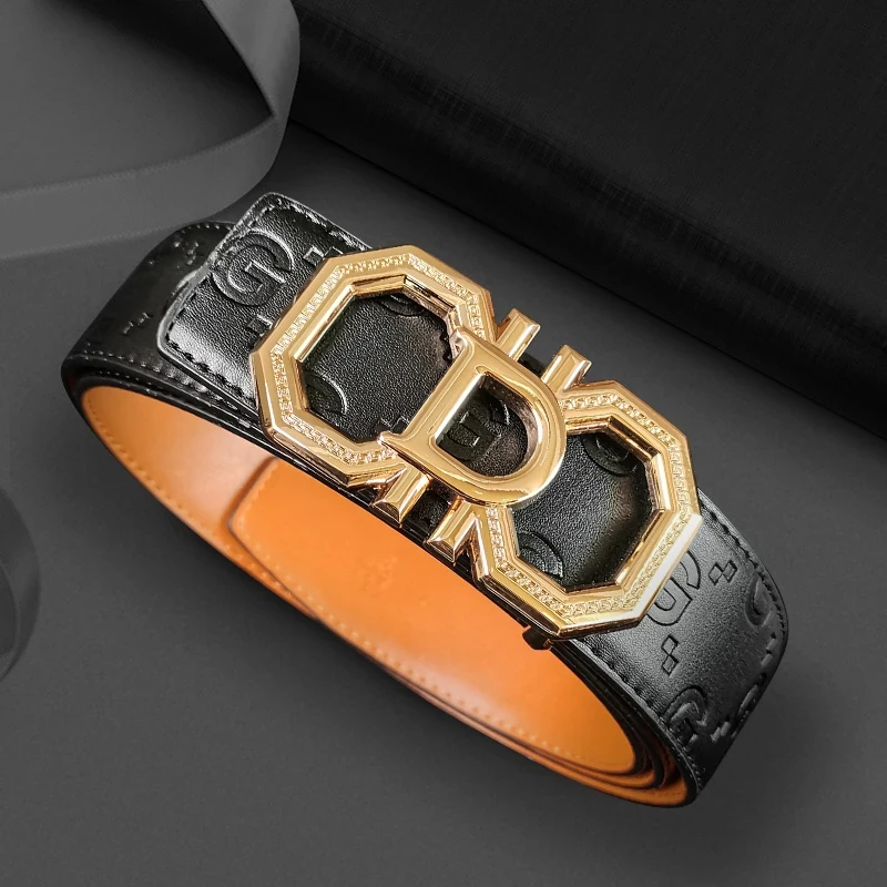 男士高档轻奢时尚休闲百搭潮流商务皮带8023HA-2  【zbj】