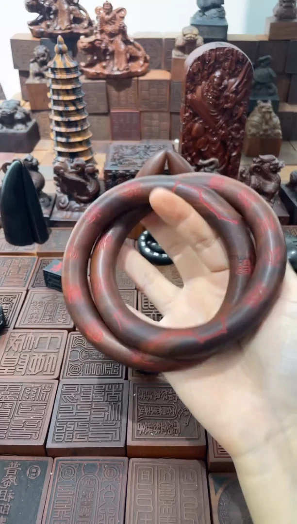 枣木内径80九字十字背面金光-77