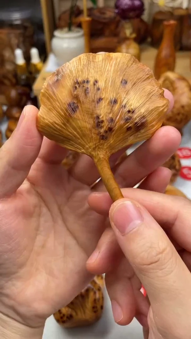 木太行精品杏叶手工制作