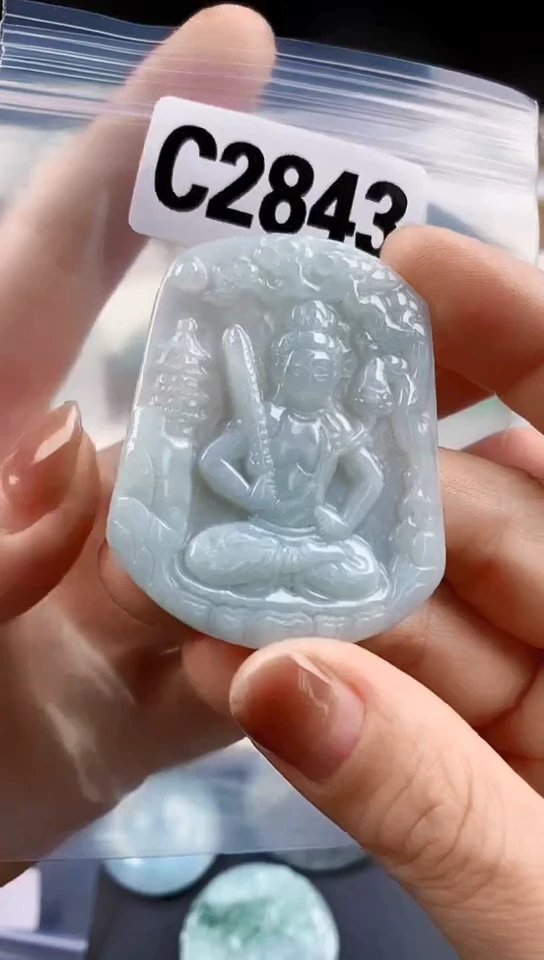 颈饰未镶嵌翡翠天然翡翠吊坠挂件