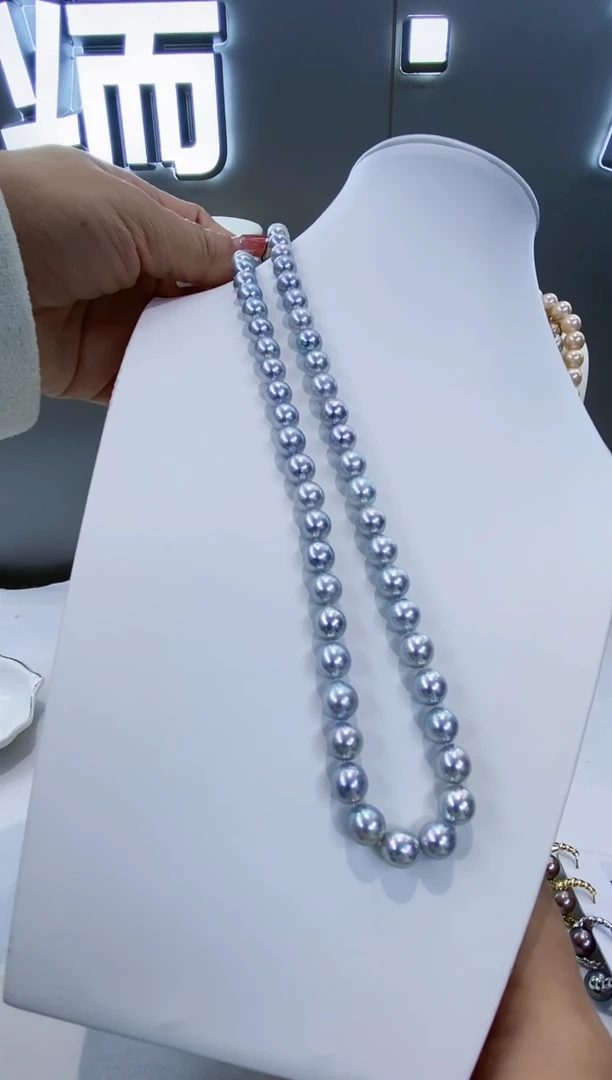 项链未镶嵌海水珍珠Y海水项链7-8