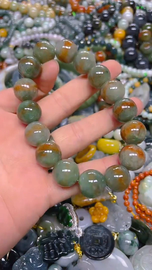 颈饰未镶嵌翡翠14mm/ T /翡翠A货，一件也是批发价