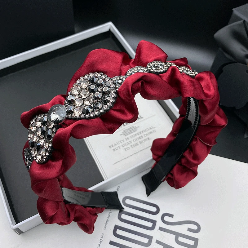 新款轻奢发箍头饰蝴蝶结发卡发饰头箍带齿发夹上档次外出百搭甜美