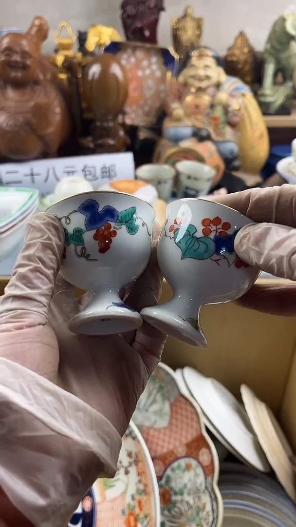 瓷片光*牛英歌瓷器满28包邮