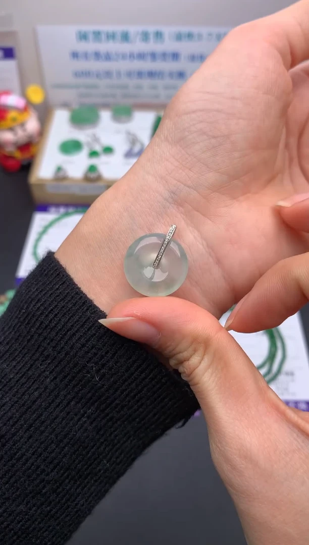 【闪购商品】定制翡翠18K金镶嵌模式推广期24小时鉴赏期