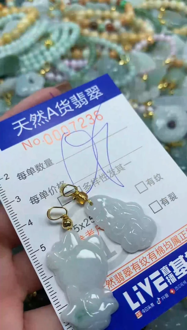 颈饰未镶嵌翡翠天然A货翡翠