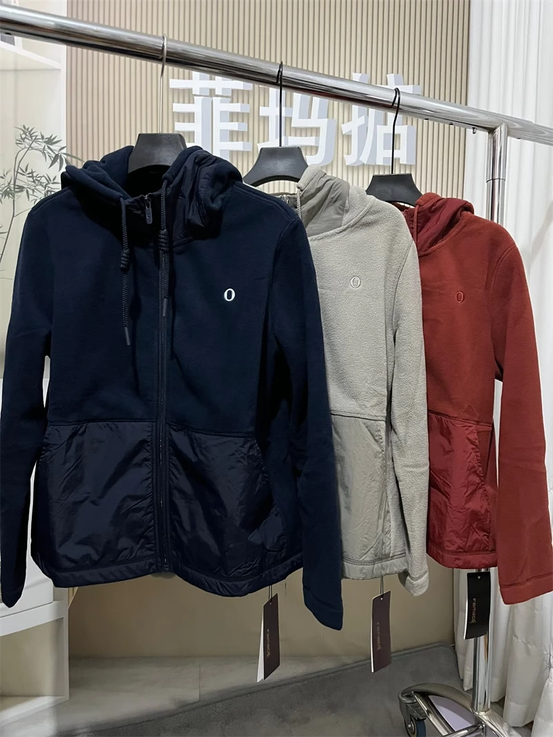 菲玛掂251217正品2025秋季新款时尚休闲连帽显瘦外套女装拼接卫衣