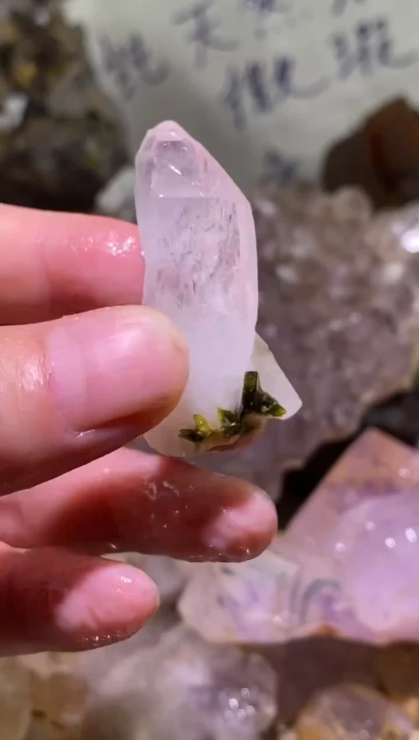 未镶嵌珠宝半成品水晶57号四川超七花园水晶