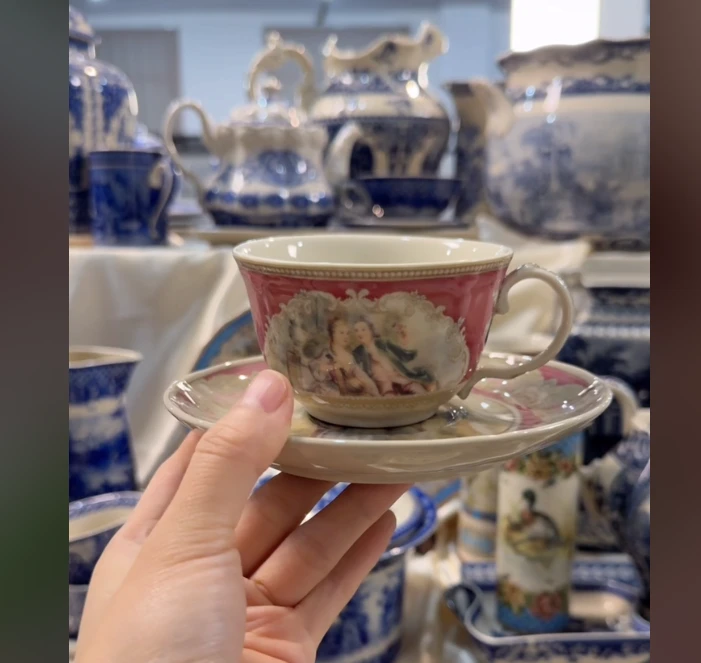 欧洲名画 cz 咖啡杯 瑕疵