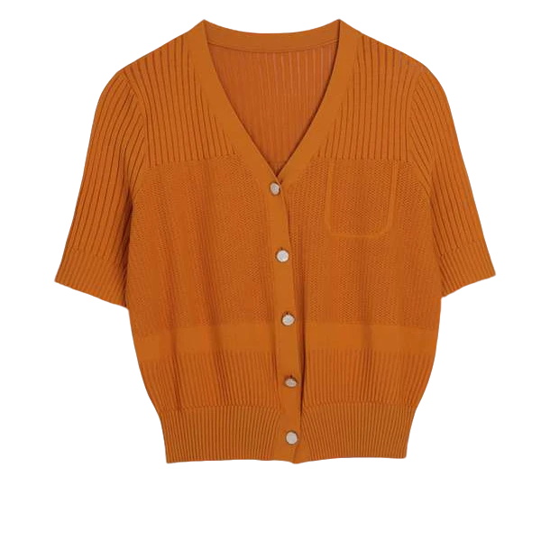 【达人•专属】拓时集美学生活管短袖针织开衫4B204802