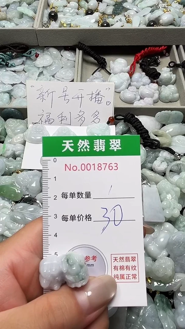 翡翠未镶嵌吊坠(不含链)8763