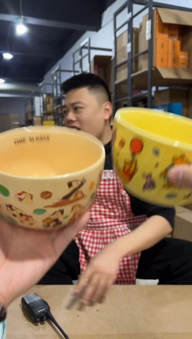 【闪购商品】杯维尼大碗加奇奇蒂蒂大碗微瑕