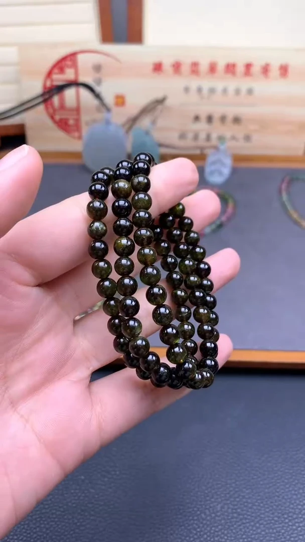 【闪购商品】定制碧玺长串未镶嵌卡6.5//////