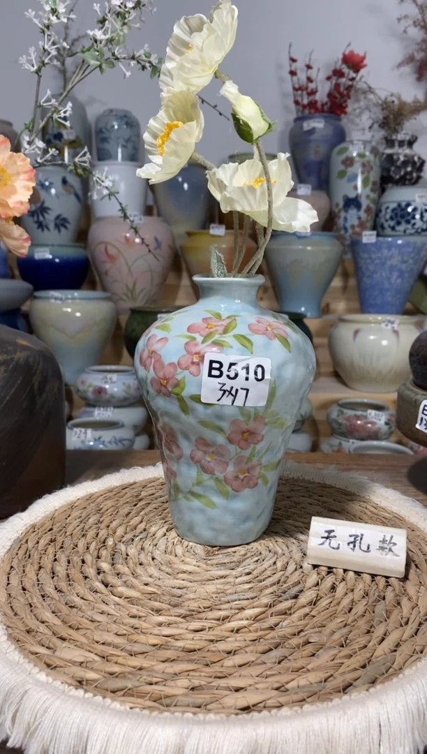 景德镇瓷韵陶瓷花盆 手工制品 完美主义者慎拍 B510