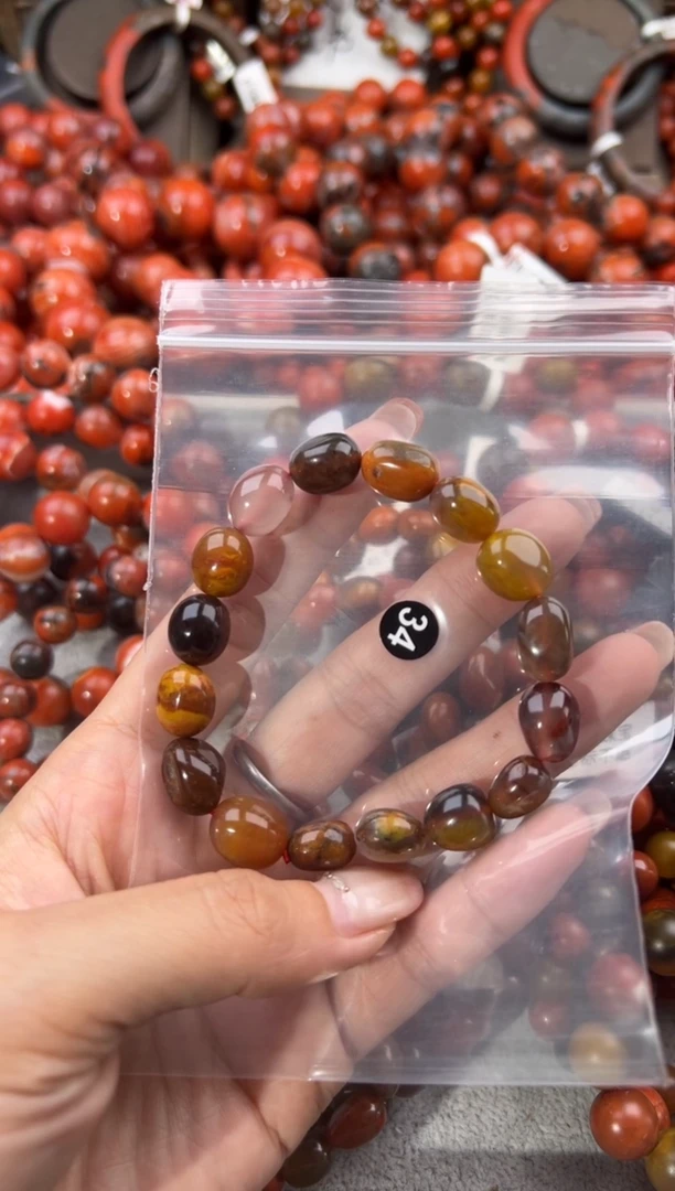 未镶嵌手串南红玛瑙10+